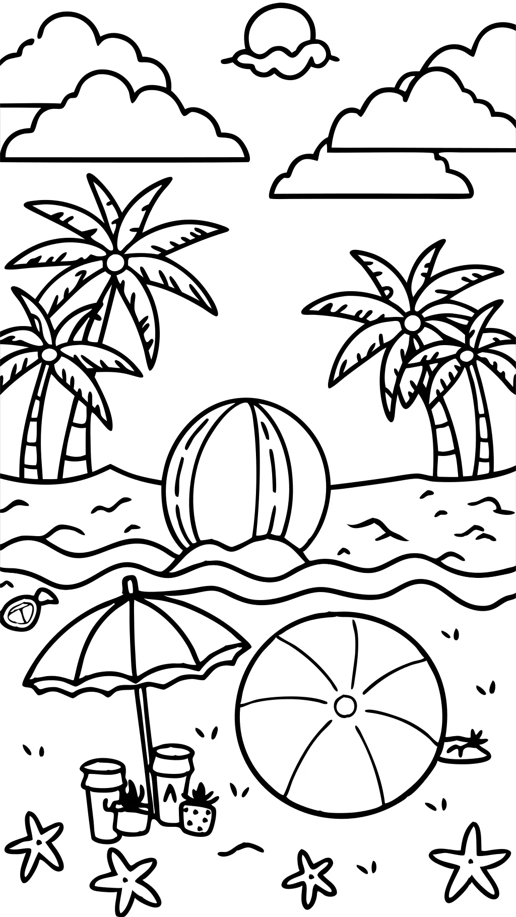 summertime coloring pages printable